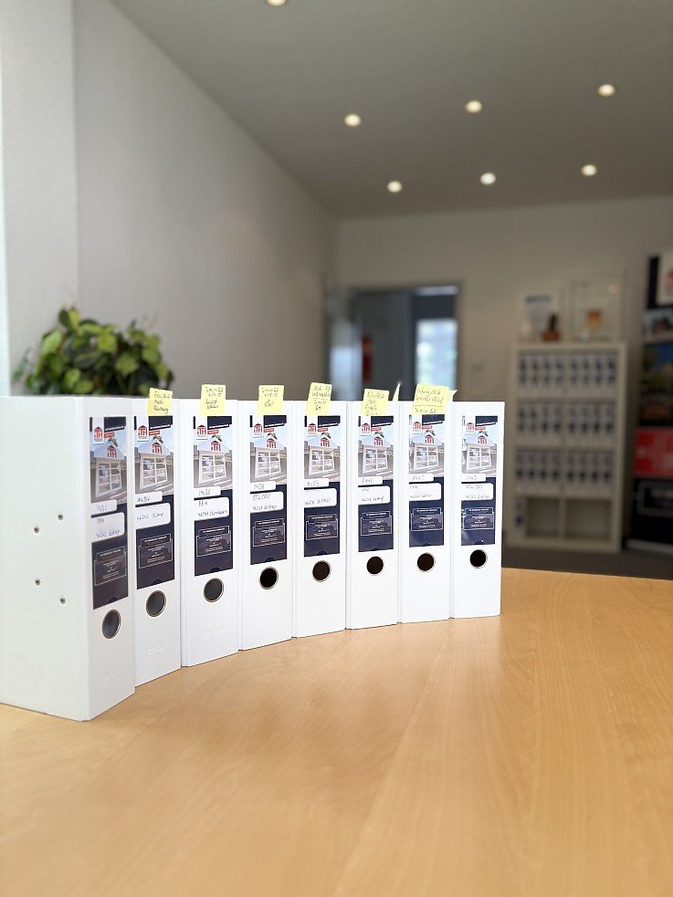 Foto Acht Ordner � ein Prinzip: Sorgfalt vor Schnellschuss