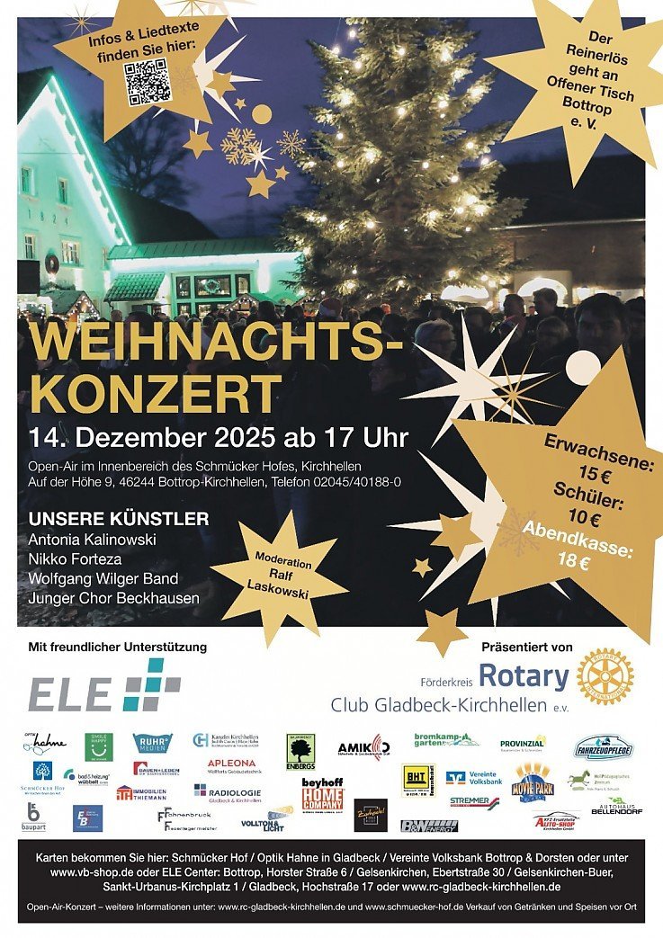 Foto Gemeinsam Gutes tun: Wir unterst�tzen das Rotary-Weihnachtskonzert 2025