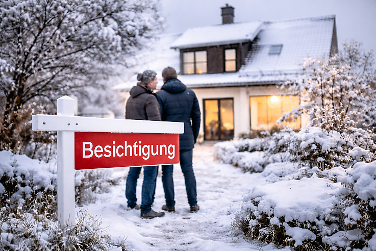 Foto Besichtigungen im Winter: Warum Immobilien auch im Februar �berzeugen k�nnen
