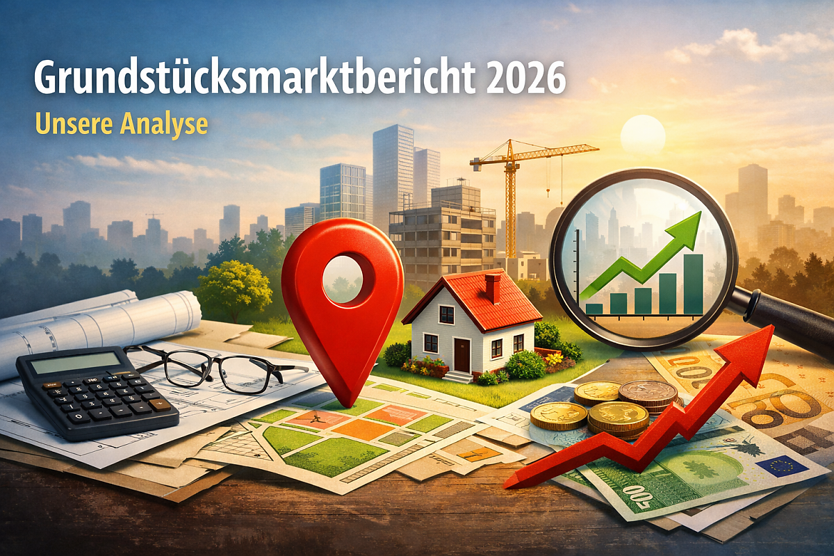 Foto Grundst�cksmarktbericht 2026: Mehr Geld im Markt � Verk�ufer profitieren