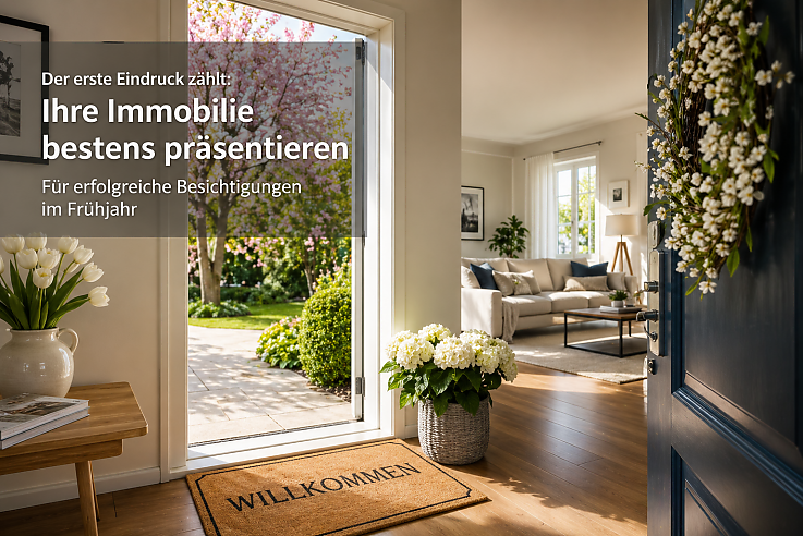 Foto Besichtigungen im Fr�hjahr: Wie Eigent�mer ihre Immobilie optimal pr�sentieren