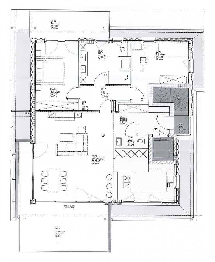 Foto Grundriss Wohnung Nr. 6