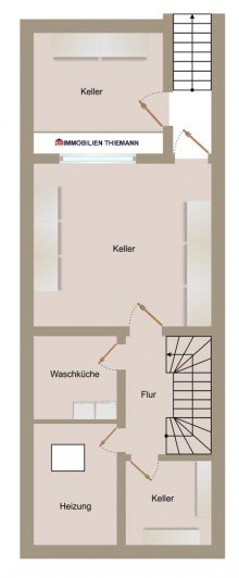 (35) Der Hausgrundriss im Kellergeschoss *VERKAUFT*