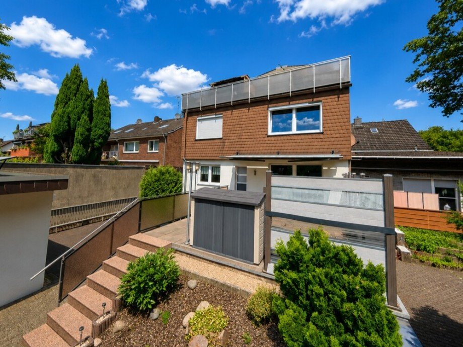 (30) Eine abschlie�ende Impression der Geb�uder�ckseite Erdgeschosswohnung Oberhausen / Osterfeld-Ost