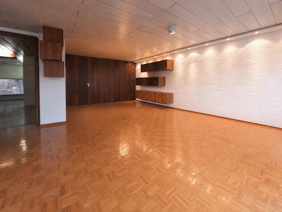 (7) Zun�chst ein Blick in das ger�umige Wohn- und Esszimmer mit K�chenzugang Erdgeschosswohnung Gladbeck / Gladbeck-Brauck