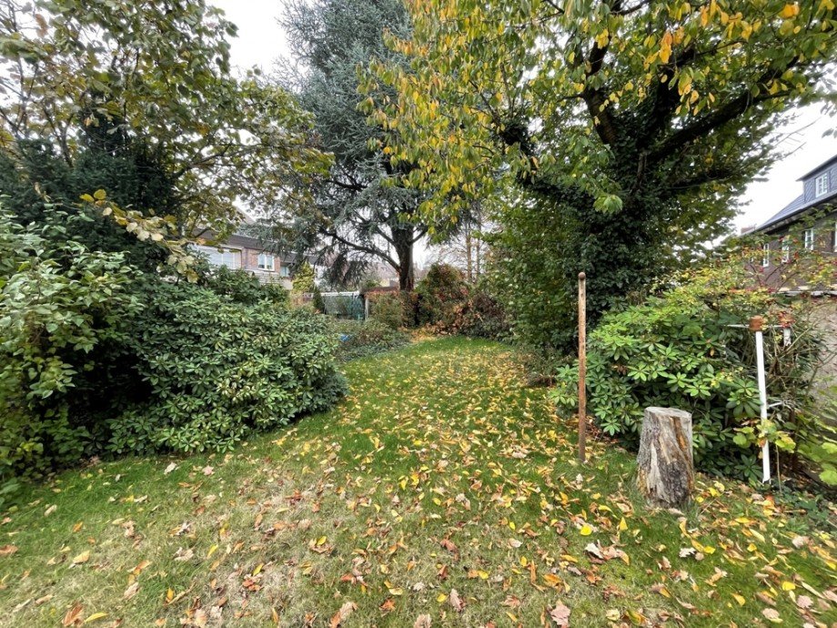 (14) Eine weitere Gartenimpression mit Blick in Richtung der Grundst�cksgrenze Einfamilienhaus Bottrop / Stadtmitte