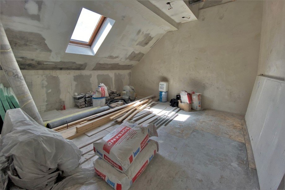 (16) Der zweite im Ausbau befindliche Raum im Obergeschoss Doppelhaush�lfte Bottrop / Batenbrock