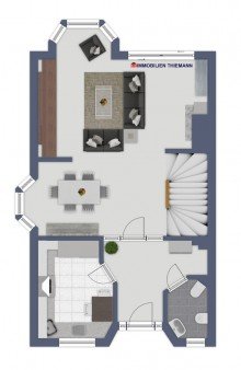 (49) Der Hausgrundriss im Erdgeschoss *VERKAUFT*