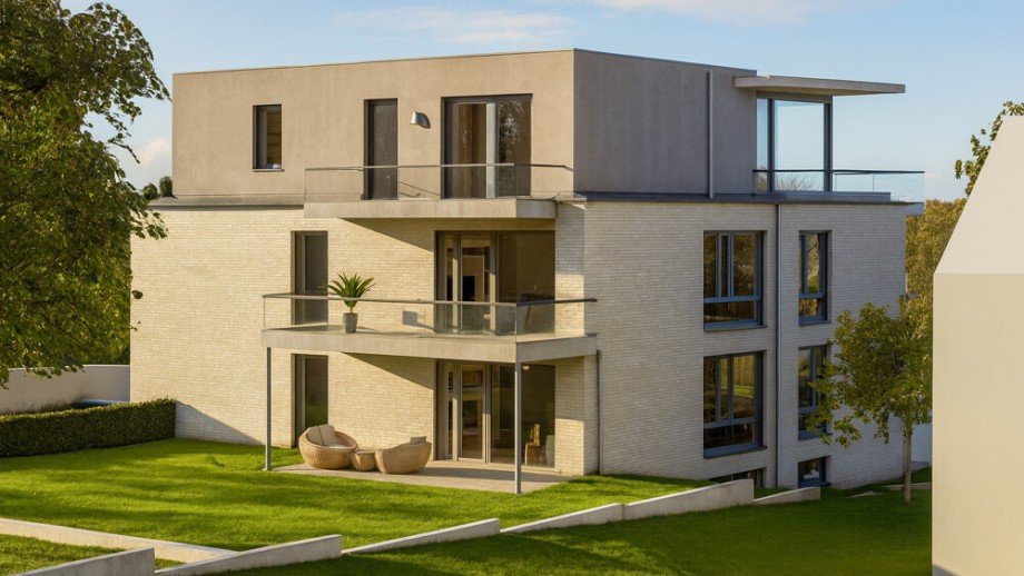 (14) Eine R�ckansicht der Immobilie Etagenwohnung Bottrop / Fuhlenbrock