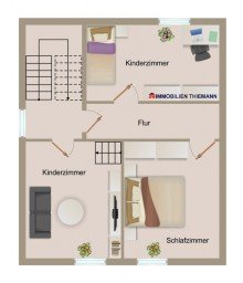 (39) Der Hausgrundriss im Obergeschoss *VERKAUFT*