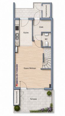 (32) Der Hausgrundriss im Erdgeschoss *RESERVIERT*