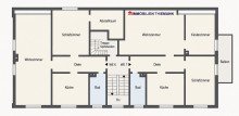 (52) Der Hausgrundriss im Dachgeschoss iTH: Best�ndig. Vermietet. Ertragsstark. Gepflegtes MFH mit Garagenhof in Bottrop Eigen.