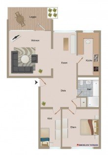 (27) Der Wohnungsgrundriss im Detail *VERKAUFT*