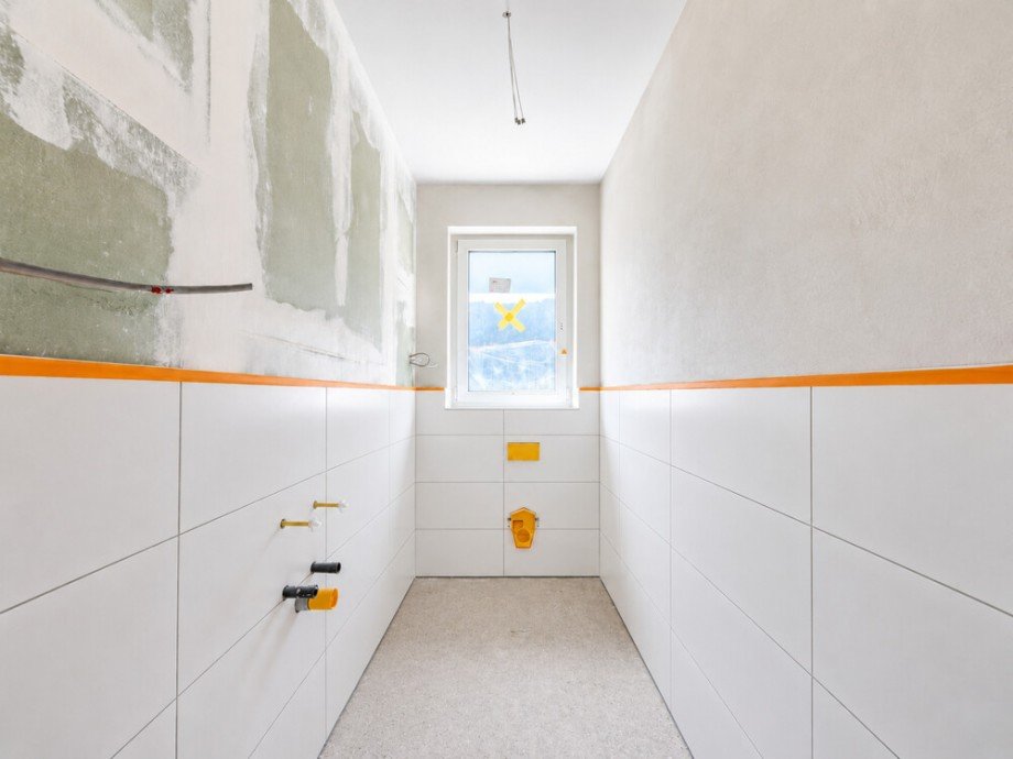 (8) Ein erster Eindruck aus dem zuk�nftigen G�ste WC Etagenwohnung Oberhausen / Klosterhardt-Nord