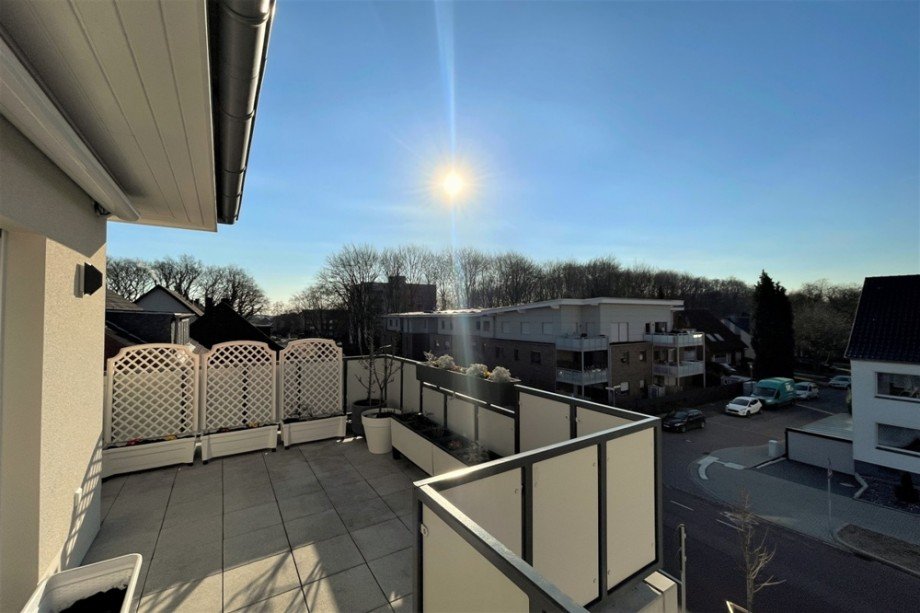 (13) Von hier aus kann man die Sonne genie�en Etagenwohnung Bottrop / Grafenwald