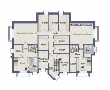 (42) Der Hausgrundriss im Kellergeschoss *VERKAUFT*