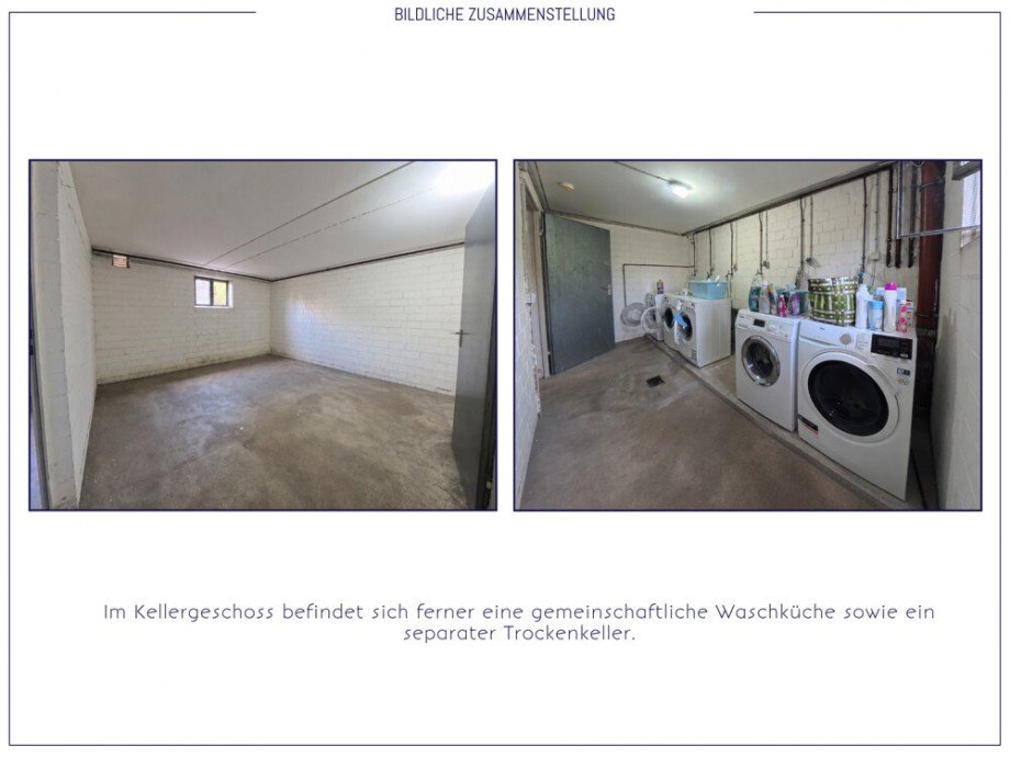 (19) Zusammenstellung des Kellers Etagenwohnung Bottrop / Fuhlenbrock