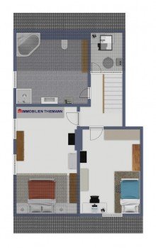 (29) Der Hausgrundriss im Obergeschoss *VERKAUFT*