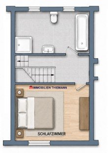 (32) Der Hausgrundriss im Obergeschoss *RESERVIERT*