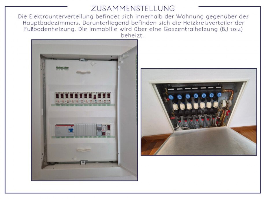 (26) Zusammenstellung Elektrik und Heiztechnik Penthousewohnung Bottrop / Bottrop-Vonderort