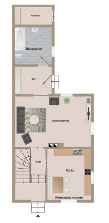 (28) Der Hausgrundriss im Erdgeschoss *RESERVIERT*