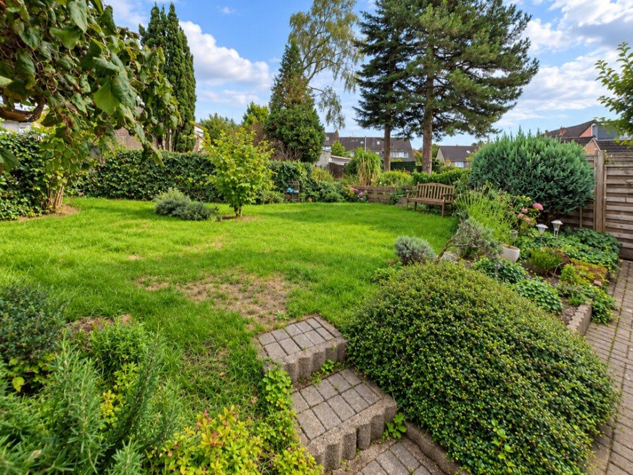 (6) Es folgen einige Impressionen der r�ckseitigen Gartenfl�chen Mehrfamilienhaus Bottrop / Stadtmitte