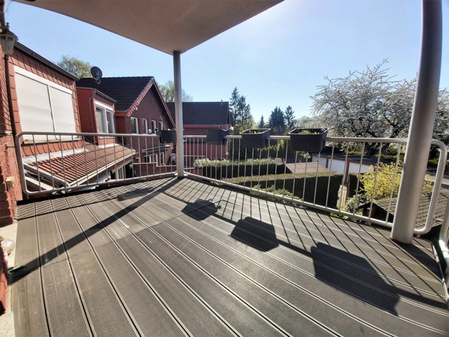 (15) �ber das Wohnzimmer betreten Sie diesen traumhaften Balkon Etagenwohnung Bottrop / Ebel