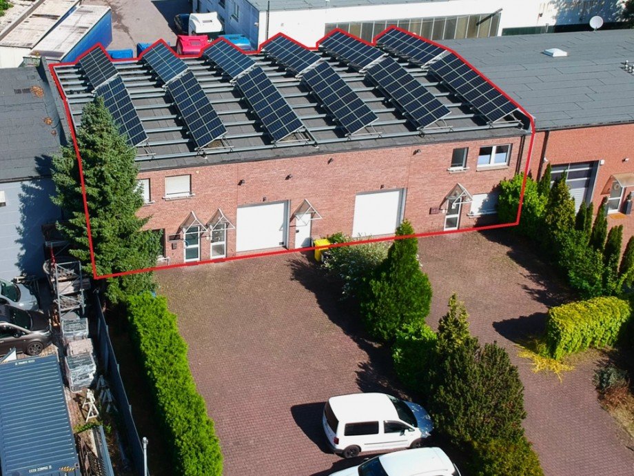 (2) Eine weitere Geb�udeansicht aus der Vogelperspektive Halle / Lager / Produktion Bottrop