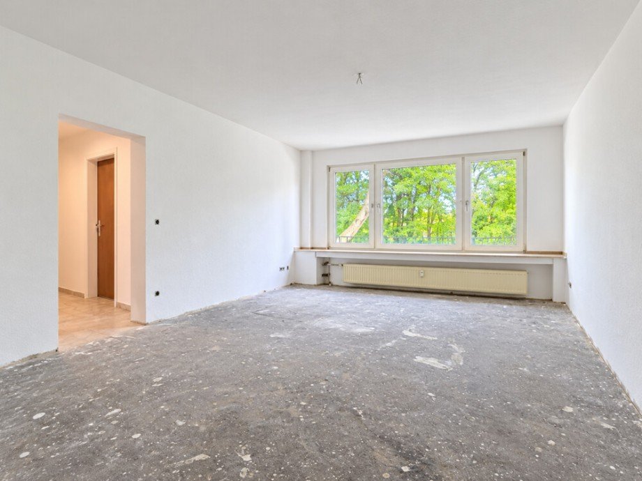 (10) Blick in das benachbarte Wohnzimmer Etagenwohnung Bottrop / Batenbrock