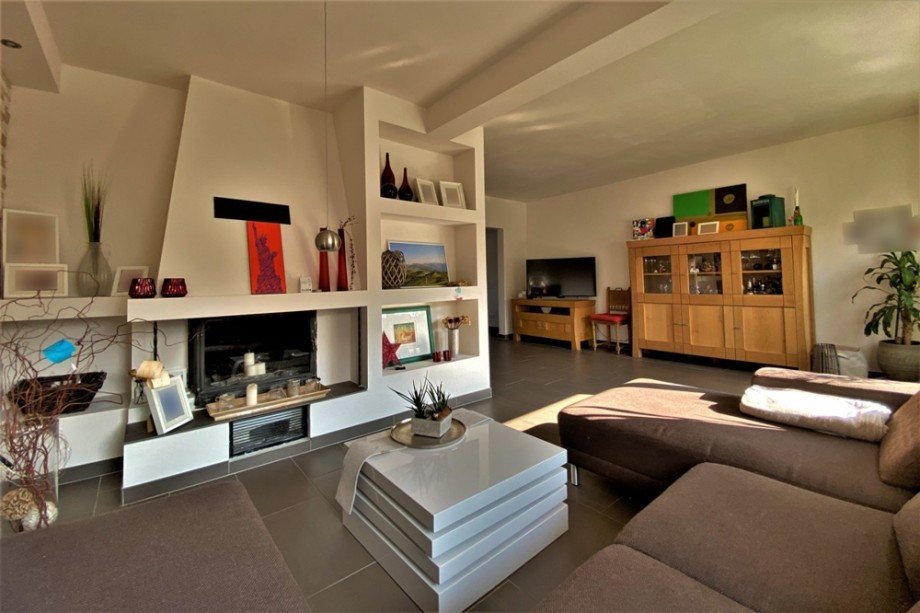 (17) Das Kaminwohnzimmer aus einer anderen Perspektive Mehrfamilienhaus Bottrop / Fuhlenbrock