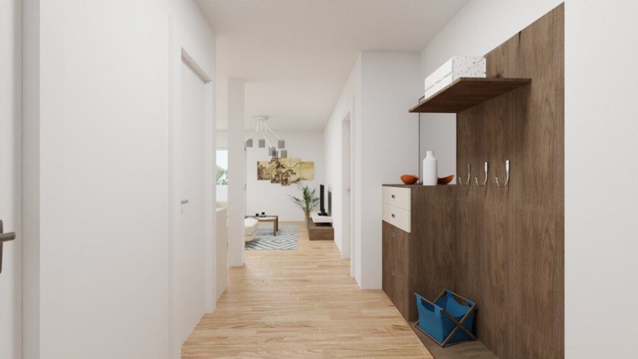 (5) Direkt �ber den Aufzug erreichen Sie Ihren zuk�nftigen Wohnungsflur Penthousewohnung Bottrop / Fuhlenbrock