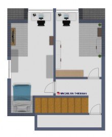 (36) Der Hausgrundriss im Dachgeschoss *VERKAUFT*