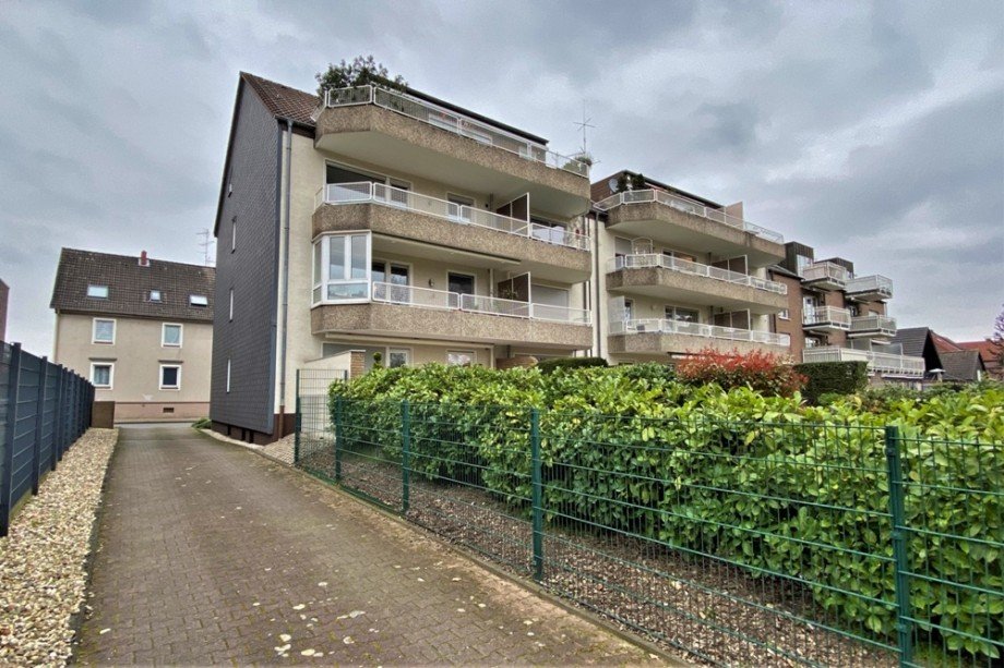 Eine R�ckansicht der Immobilie Etagenwohnung Bottrop / Stadtmitte