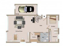(29) Der Hausgrundriss im Erdgeschoss *VERKAUFT*
