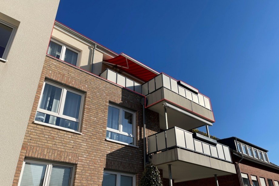 (26) Ein weiterer Blick auf den S�dbalkon Etagenwohnung Bottrop / Grafenwald