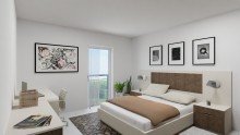 (10) Eine Impression aus dem zuk�nftigen Schlafzimmer der Wohnung *RESERVIERT*