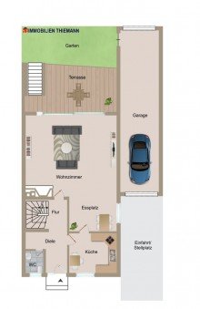 (33) Der Hausgrundriss im Erdgeschoss *VERMIETET*