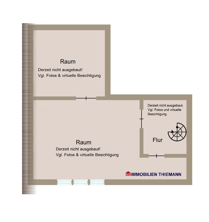 (23) Der Hausgrundriss im Obergeschoss Doppelhaush�lfte Bottrop / Batenbrock