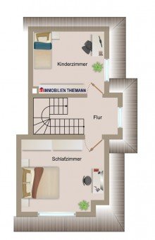 (25) Der Hausgrundriss im Dachgeschoss *VERKAUFT*