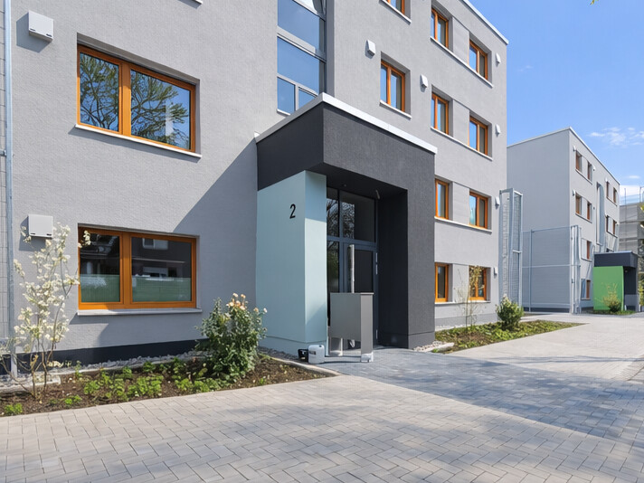 (3) Der zuk�nftige Hauseingangsbereich (Referenzobjekt) Erdgeschosswohnung Oberhausen / Klosterhardt-Nord