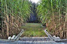 (13) Der Blick in den r�ckw�rtigen Garten mit Garagenzugang *VERKAUFT*