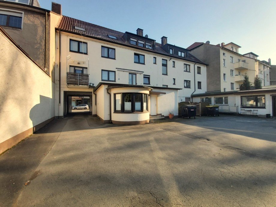 (40) Eine Geb�uder�ckansicht von den Hoffl�chen Haus Gelsenkirchen / Horst