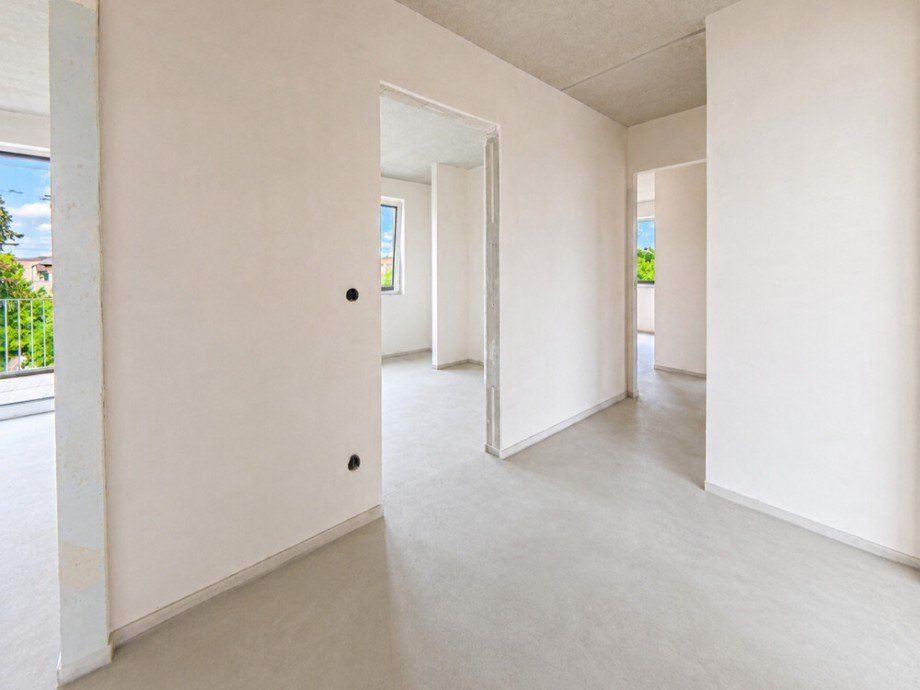 (14) Ein privater Flurbereich f�hrt zu den Schlafr�umen und dem Badezimmer Penthousewohnung Bottrop / Fuhlenbrock
