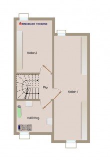 (30) Der Hausgrundriss im Kellergeschoss *VERKAUFT*