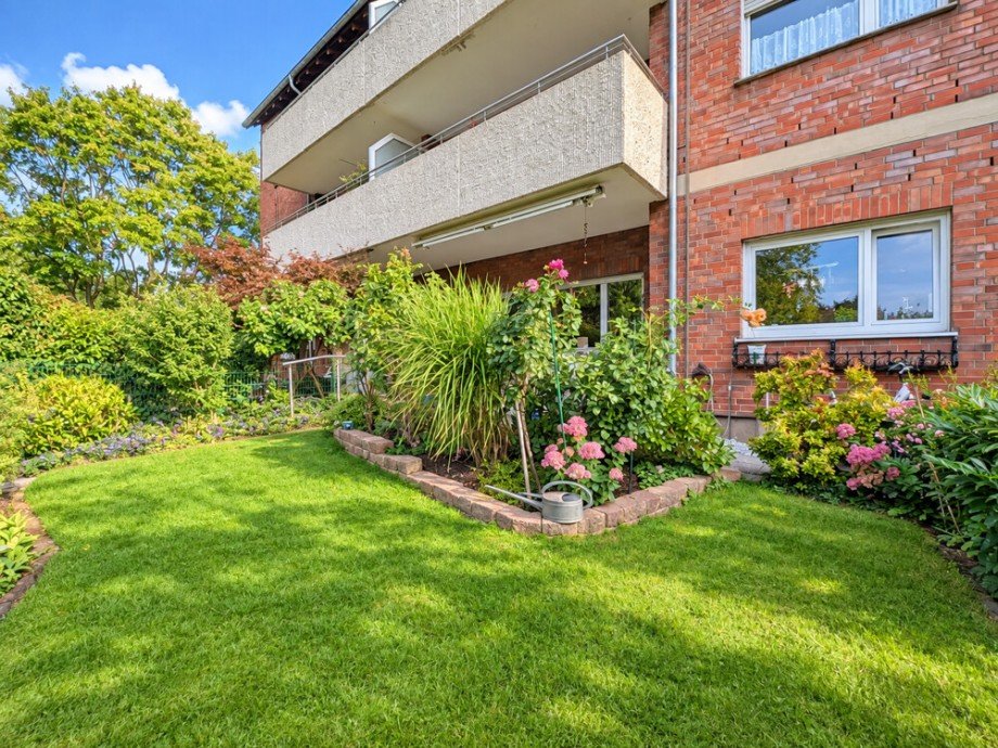 (20) Zum Angebot geh�rt dieser gepflegte Gartenbereich Erdgeschosswohnung Dorsten / Altendorf