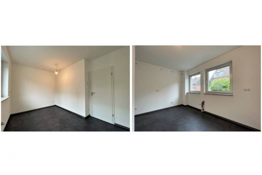 (5) Im Eingangsbereich rechts befindet sich die ger�umige K�che Mehrfamilienhaus Oberhausen / Klosterhadt-S�d