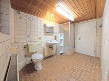 (28) Im Keller befindet sich ferner dieses Duschbad inkl. Waschmaschinenanschluss *VERMIETET*