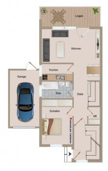 (46) Der Hausgrundriss im Erdgeschoss *VERKAUFT*