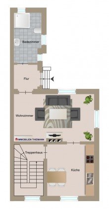 (26) Der Hausgrundriss im Erdgeschoss *VERKAUFT*