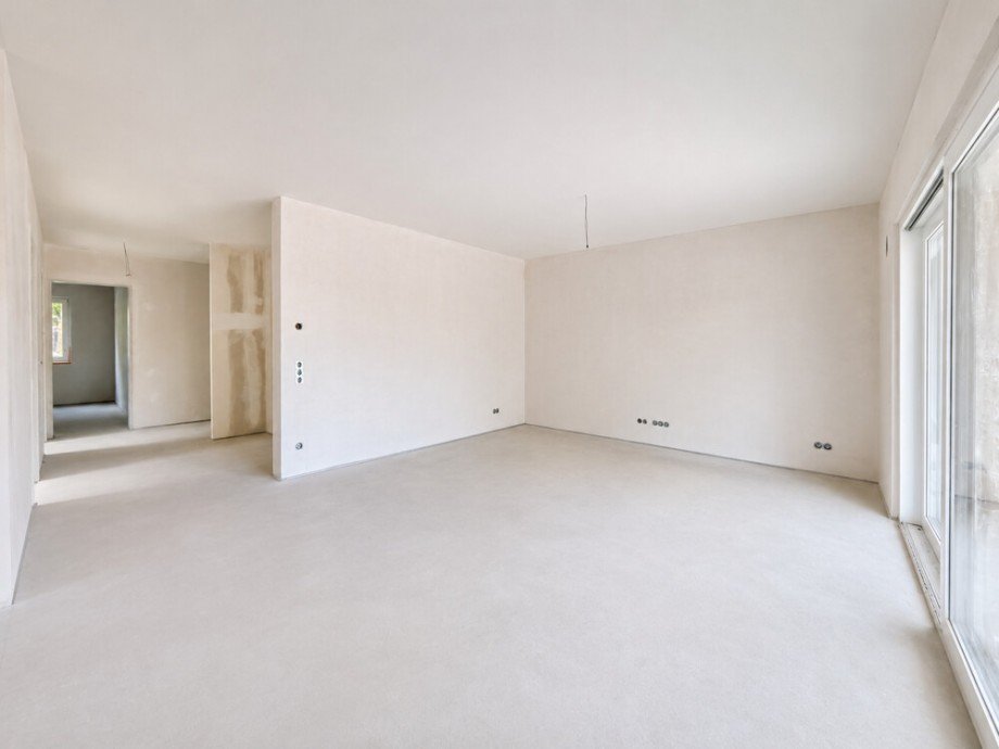 (11) Der erste Eindruck aus dem beeindruckendem Wohn- und Esszimmerbereich Erdgeschosswohnung Oberhausen / Klosterhardt-Nord